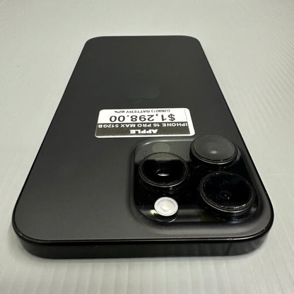 Apple iPhone 16 Pro Max (512GB) - #U6301/Pre-Owned