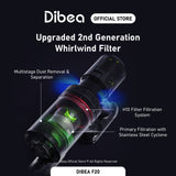 Flagship F20 Max Cordless Vacuum Cleaner Powerful 25 000 Pa Suction Power