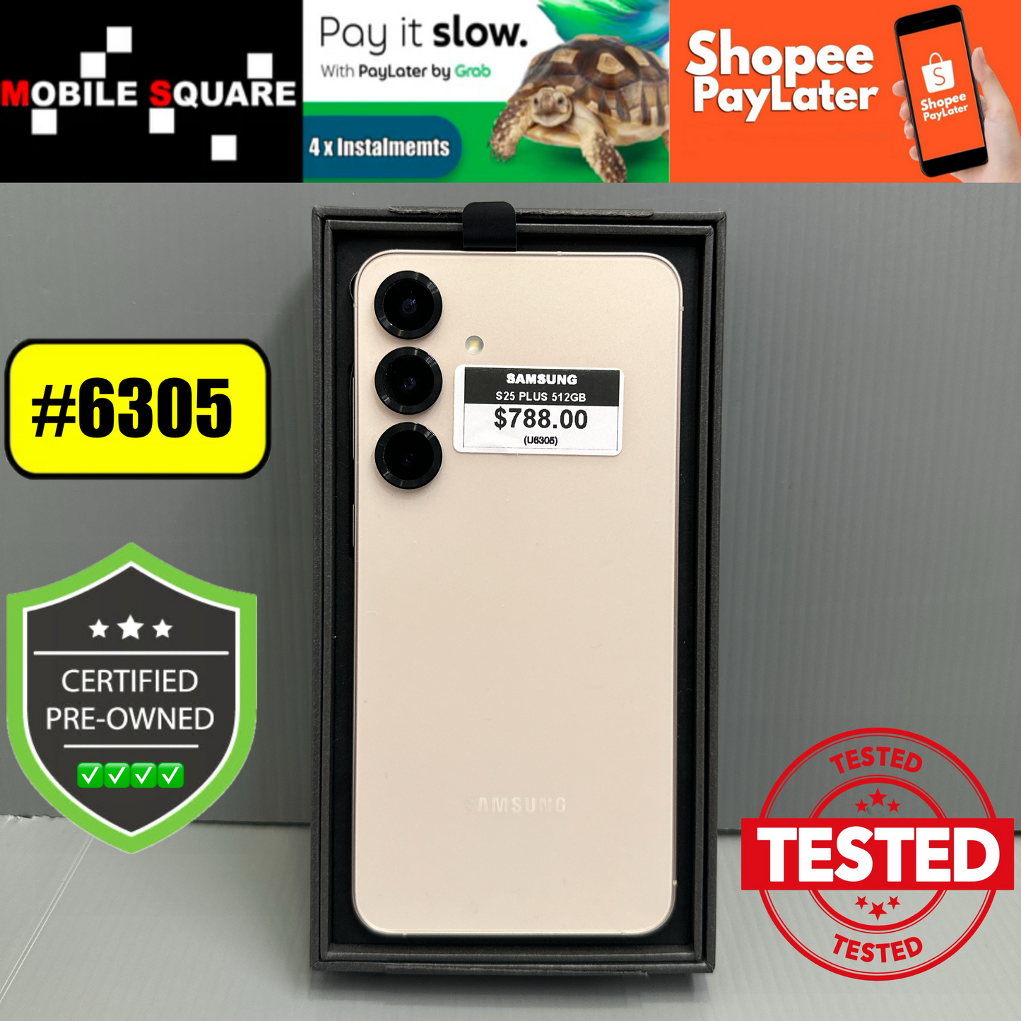 Samsung S25+ (512GB) - #U6305/Pre-Owned