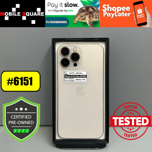Apple iPhone 13 Pro Max (512GB) - (#U6151/Pre-Owned)