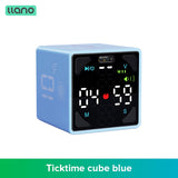 Ticktime Cube Pomodoro Timer, Magnetic Productivity Timer, Mute, Vibration & Adjustable Sound Alert, Pause & Resume