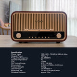 Nakamichi Heritage 820 FM Radio Clock Speaker