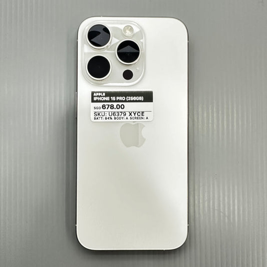Apple iPhone 15 Pro (256GB) - #U6379/Pre-Owned