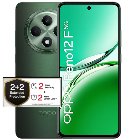 <div style="font-size:80%">Oppo Reno12F 5G<BR>(256GB/12GB)<br><font color="red">Free $40 Rebate<br>Free Oppo Q1 BT EarBuds!</font></div>