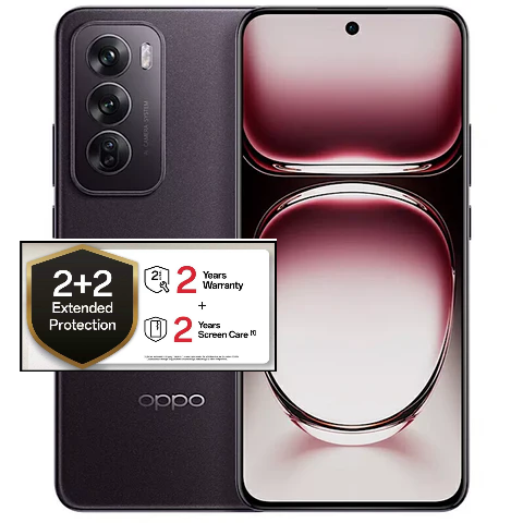 <div style="font-size:80%">Oppo Reno12 5G<BR>(256GB/12GB)<br><font color="red">Free $100 Rebate<br>Free Oppo Q3 BT EarBuds!</font></div>