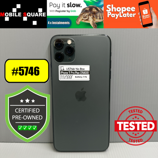 Apple iPhone 11 Pro Max (256GB) - (#U5746/Pre-Owned)