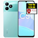 Realme C51<div style="font-size:80%">(128GB/4+4GB RAM)<br><font color="red">Free TWS Bluetooth</font></div>