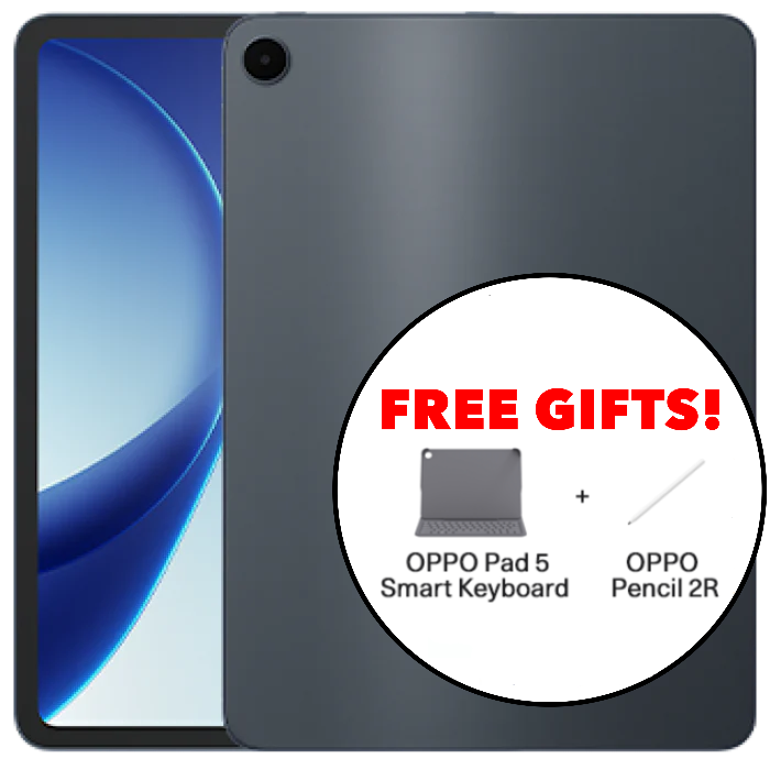 OPPO Pad 5 WiFi Matte Display Edition (256GB/8GB) FREE! OPPO Keyboard Case + Pencil 2R