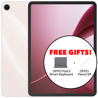 OPPO Pad 5 5G Matte Display Edition (256GB/8GB) + FREE OPPO Keyboard Case + Pencil 2R