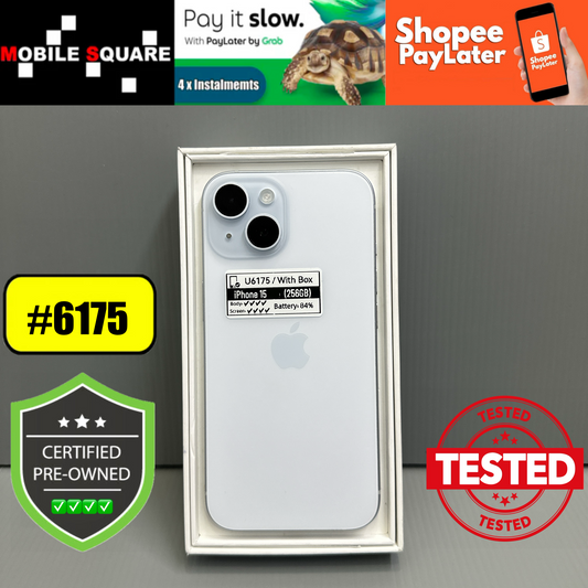 Apple iPhone 15 (256GB) - #U6175/Pre-Owned