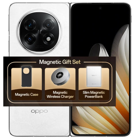 <div style="font-size:80%">Oppo Find N5 Fold 5G<BR>(512GB/16+12GB)<BR><font color="red">Telco Sealed Set w/Gift Set!<BR>Misty White</font></div>