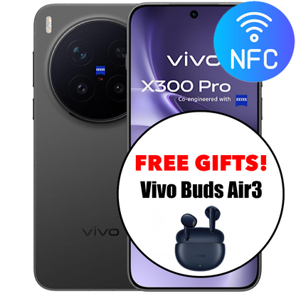 Vivo X300 Pro 5G (512GB/16GB) - Free Vivo Buds Air3!