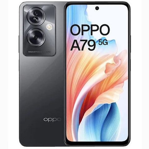 Oppo A79 5G<div style="font-size:80%">(256GB/8+8GB RAM)<br><font color="red">Free $40 NTUC Voucher</font></div>