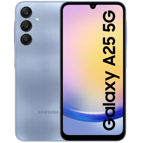Samsung A25 5G<div style="font-size:80%">(128GB/8GB RAM)<br>(Black/Blue/Yellow)</font></div>
