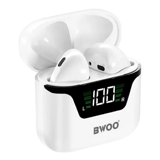 BWOO BW50 True Stereo Wireless Earbuds with Digital Display