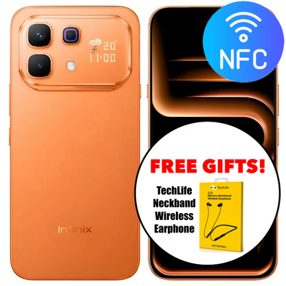 Infinix Note 60 Pro 5G NFC (256GB/12GB) + $11 Instant Rebate + Free Wireless Neckband Earphone!