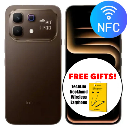 Infinix Note 60 Pro 5G NFC (256GB/12GB) + $11 Instant Rebate + Free Wireless Neckband Earphone!