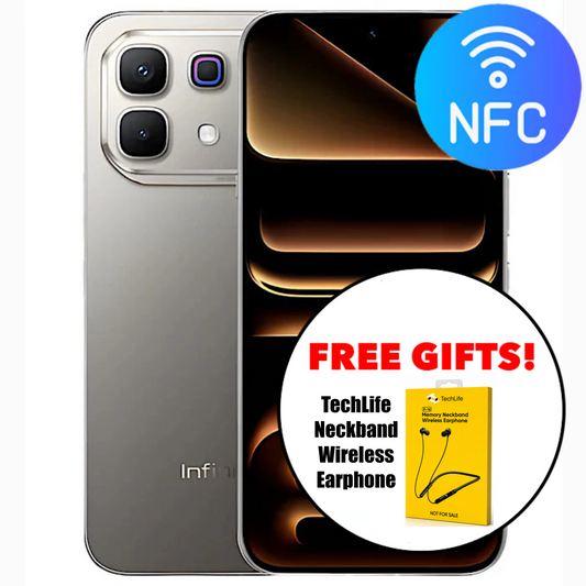Infinix Note 60 Pro 5G NFC (256GB/12GB) + $11 Instant Rebate + Free Wireless Neckband Earphone!