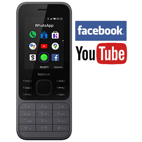 Nokia 6300 4G<BR>(4GB/512MB RAM)<div style="font-size:70%"><font color="red">No Chinese Language<BR>Export Set (1 mth Warranty)</font></div>