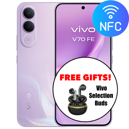 Vivo V70 FE 5G (256GB/8GB) - Free Vivo Selection EarBuds!