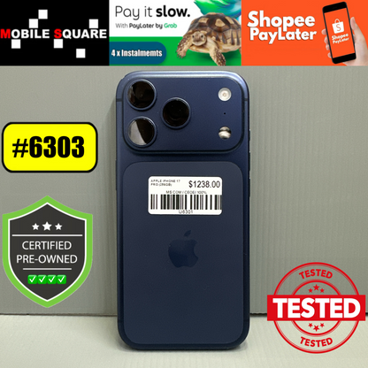 Apple iPhone 17 Pro (256GB) - #U6303/Pre-Owned