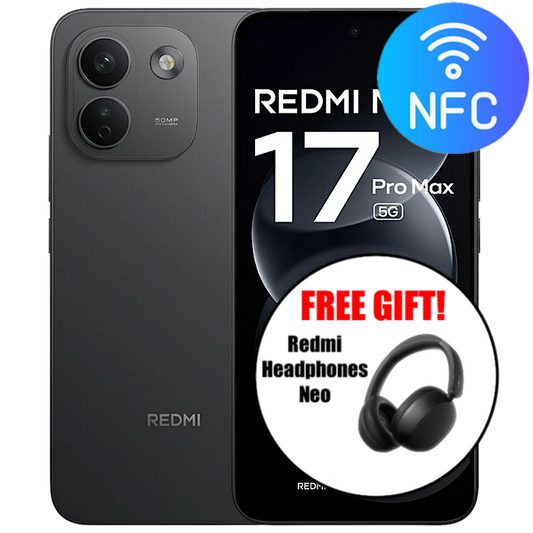 Xiaomi Redmi Note 17 Pro Max 5G (256GB/8GB) - Free Redmi Headphones Neo!