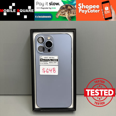 <div style="font-size:80%">#U6067<BR>Apple iPhone 13 Pro Max<br>(256GB)</FONT></DIV>