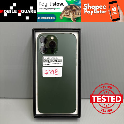 <div style="font-size:80%">#U6081<BR>Apple iPhone 13 Pro Max<br>(128GB)</FONT></DIV>