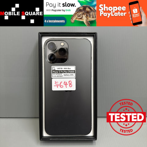 <div style="font-size:80%">#U6018<BR>Apple iPhone 13 Pro Max<br>(256GB)</FONT></DIV>