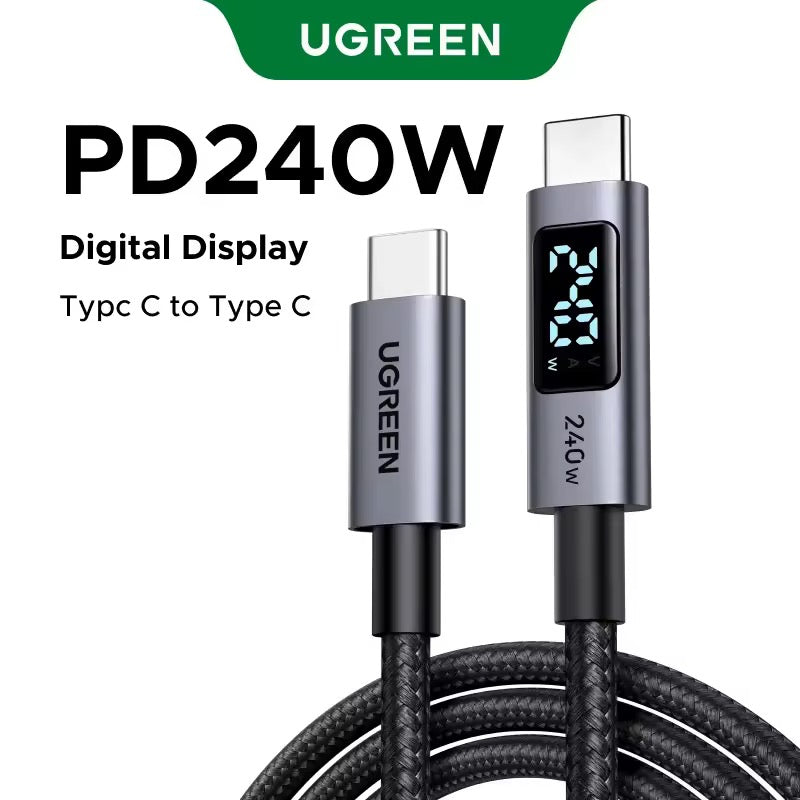 UGREEN 240W USB-C to USB-C PD Fast Charging Cable (1M) - L530