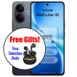 <div style="font-size:80%">Vivo V60 Lite 5G<br>(512GB/12GB+12GB RAM)<BR><font color="red">Instant $90 Cash Back!<br>Free Vivo Selection BT EarBuds!</font></div>