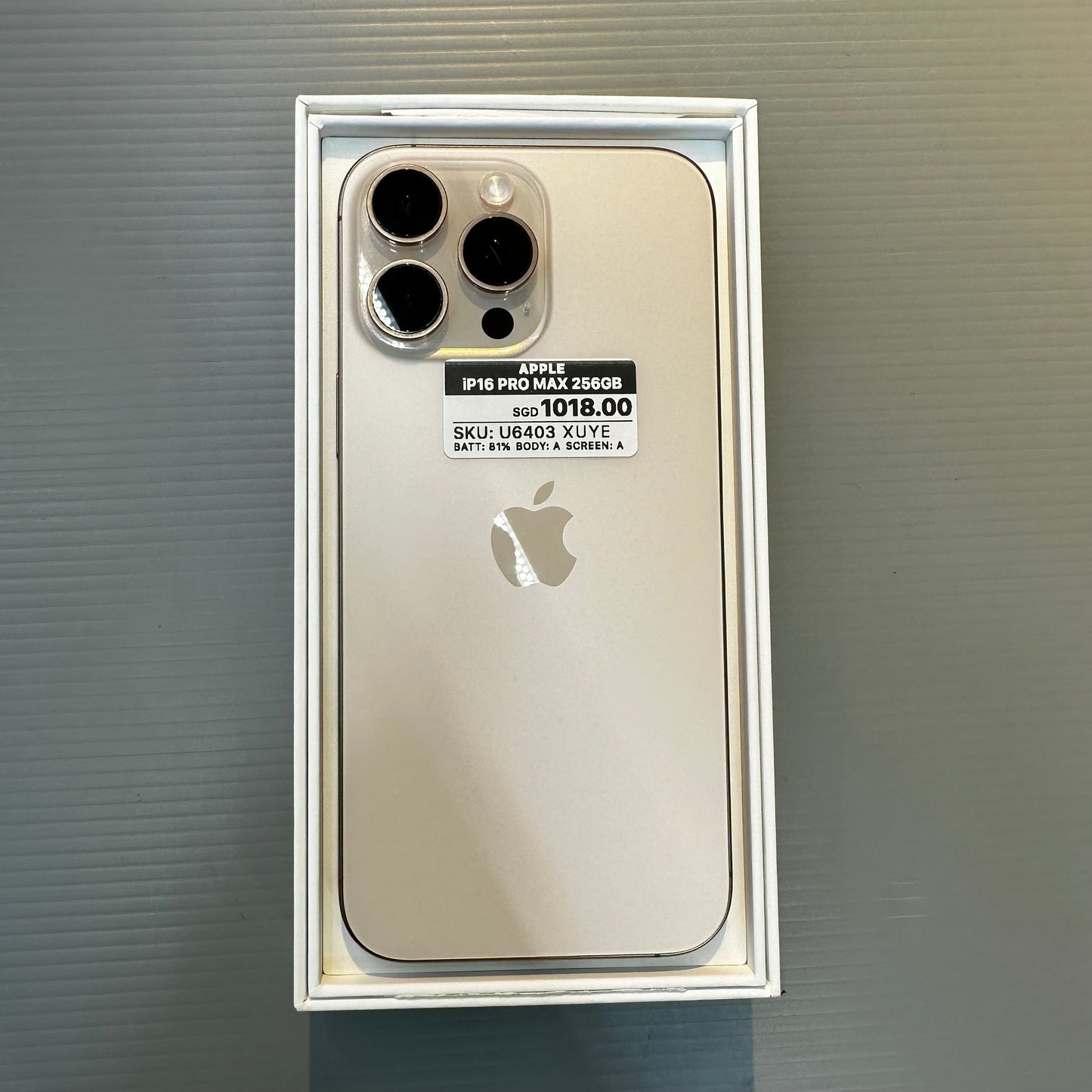 Apple iPhone 16 Pro Max (256GB) - #U6403/Pre-Owned