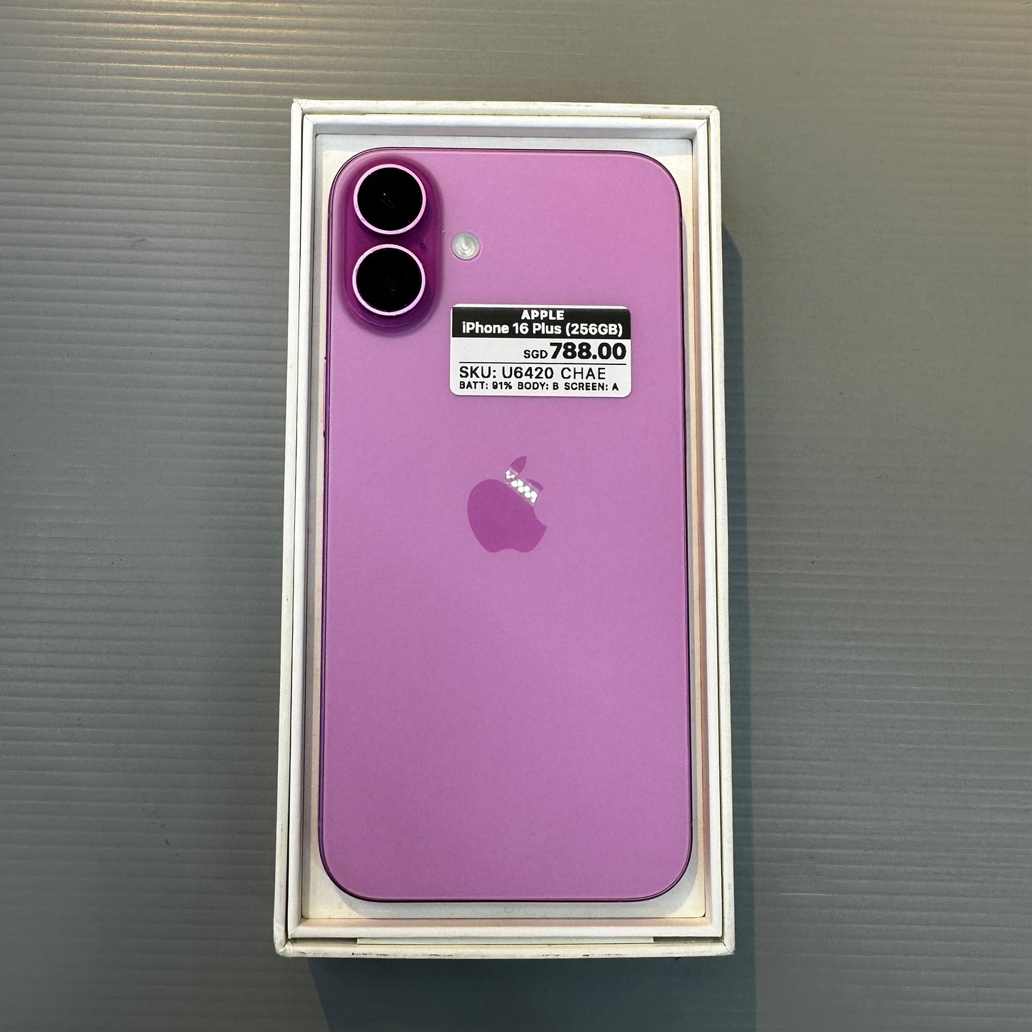 Apple iPhone 16 Plus (256GB) - #U6420/Pre-Owned