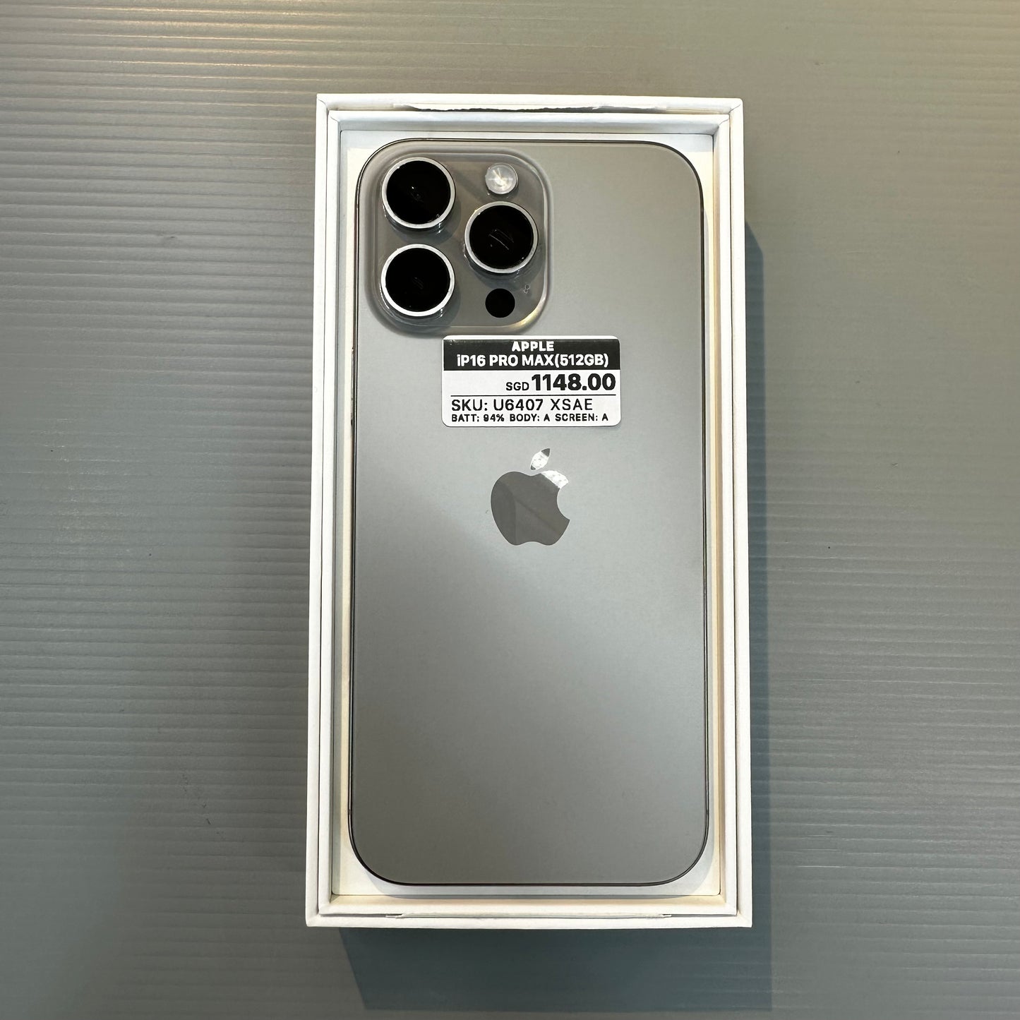 Apple iPhone 16 Pro Max (512GB) - #U6407/Pre-Owned
