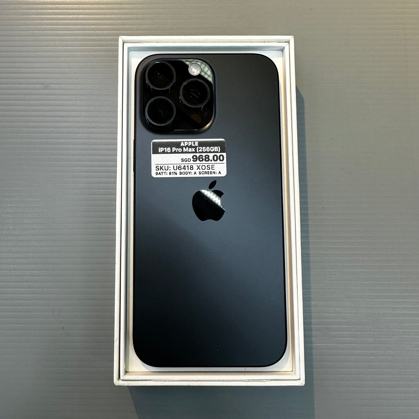 Apple iPhone 16 Pro Max  (256GB) - #U6418/Pre-Owned