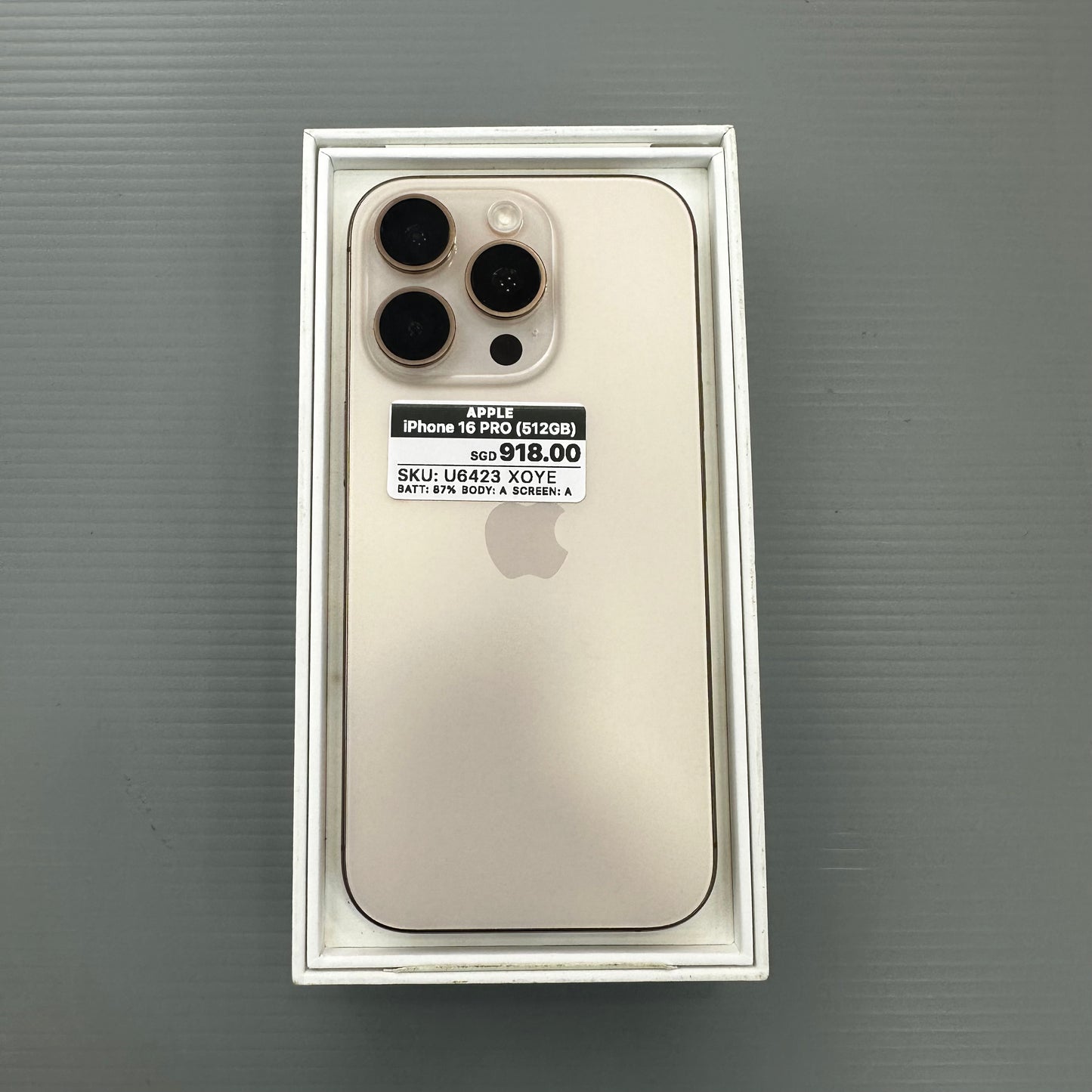 Apple iPhone 16 Pro (512GB) - #U6423/Pre-Owned