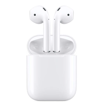 <div style="font-size:80%">Apple AirPods with Charging Case<br>(Apple 1 Year Warranty)</font></div>