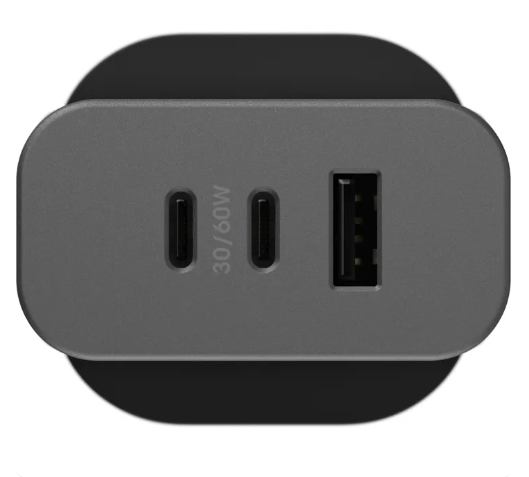 OtterBox Premium Pro 72W GAN Wall Charger (2x USB-C + USB-A)