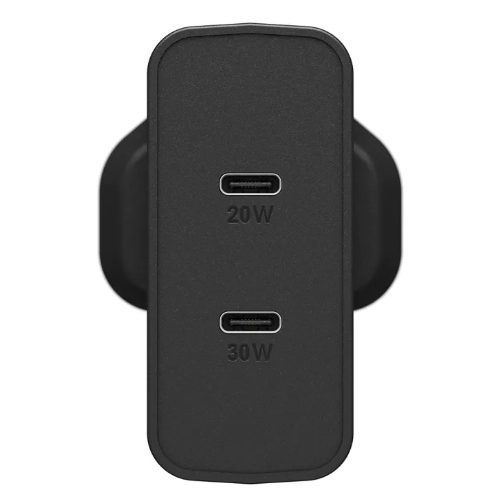 OtterBox USB-C Fast Charge 50W Dual Port Wall Charger, 50W Combined