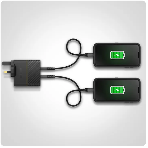 OtterBox USB-C Fast Charge 50W Dual Port Wall Charger, 50W Combined