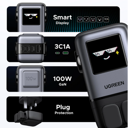 UGREEN 100W Uno RG 4-Port Robot GAN Fast Charger - X688