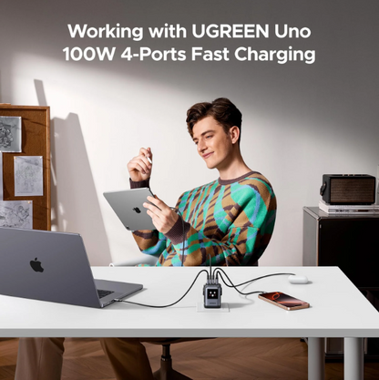 UGREEN 100W Uno RG 4-Port Robot GAN Fast Charger - X688