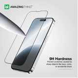 AMAZINGTHING®<br>Radix Anti-Reflection 3D<br>Tempered Glass<br>iPhone 15 Pro