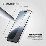AMAZINGTHING®<br>Radix Anti-Reflection 3D<br>Tempered Glass<br>iPhone 15 Pro Max