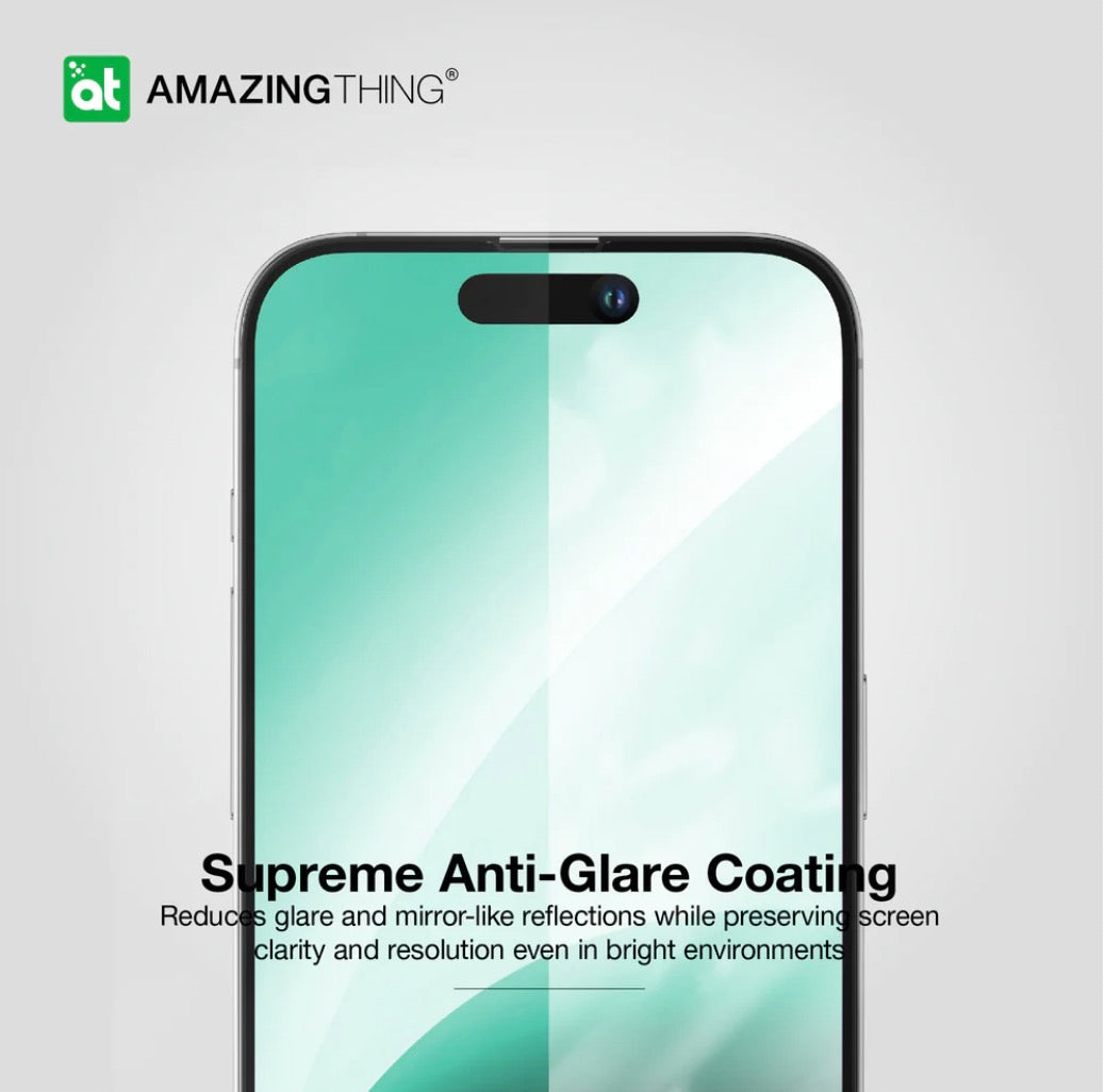 AMAZINGTHING Radix Matte Tempered Glass iPhone 15 Pro Max