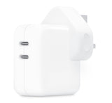 Apple 35W Dual USB-C Port Power Adapter<div style="font-size:80%"><font color="blue">(Apple 1 Year Warranty)</font></div>