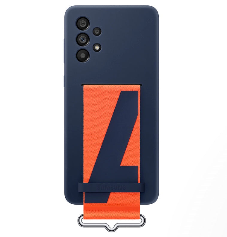Samsung Original A73 5G  Silicone Cover With Strap