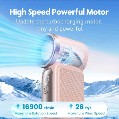 Mini Handheld Fan 100-Steps High Speed (3000mah)