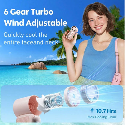 Mini Handheld Fan 100-Steps High Speed (3000mah)