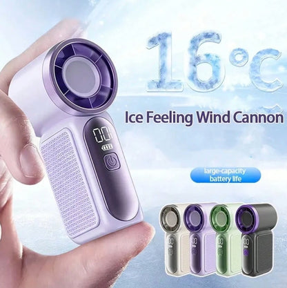 Mini Handheld Fan 100-Steps High Speed (3000mah)
